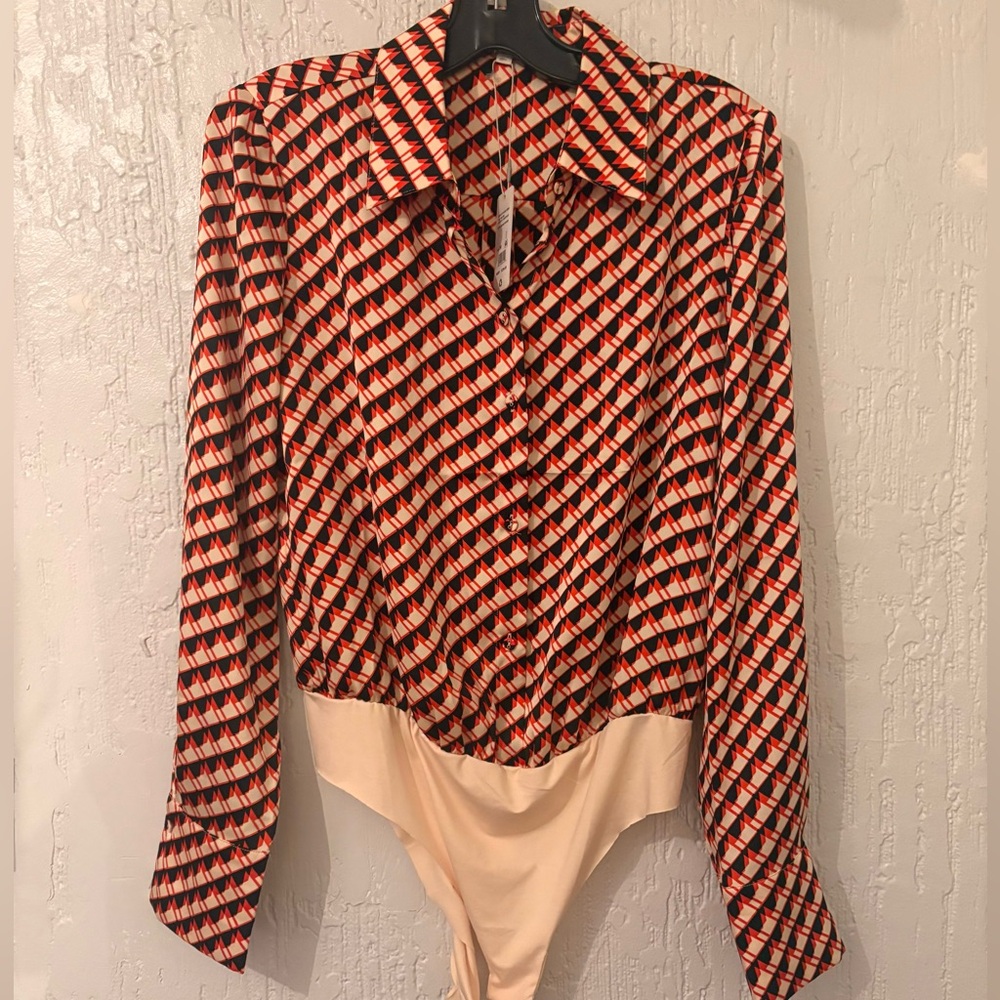 NWT Favorite Daughter TAKE ME SERIOUSLY Retro Bodysuit - Picture 4 of 5